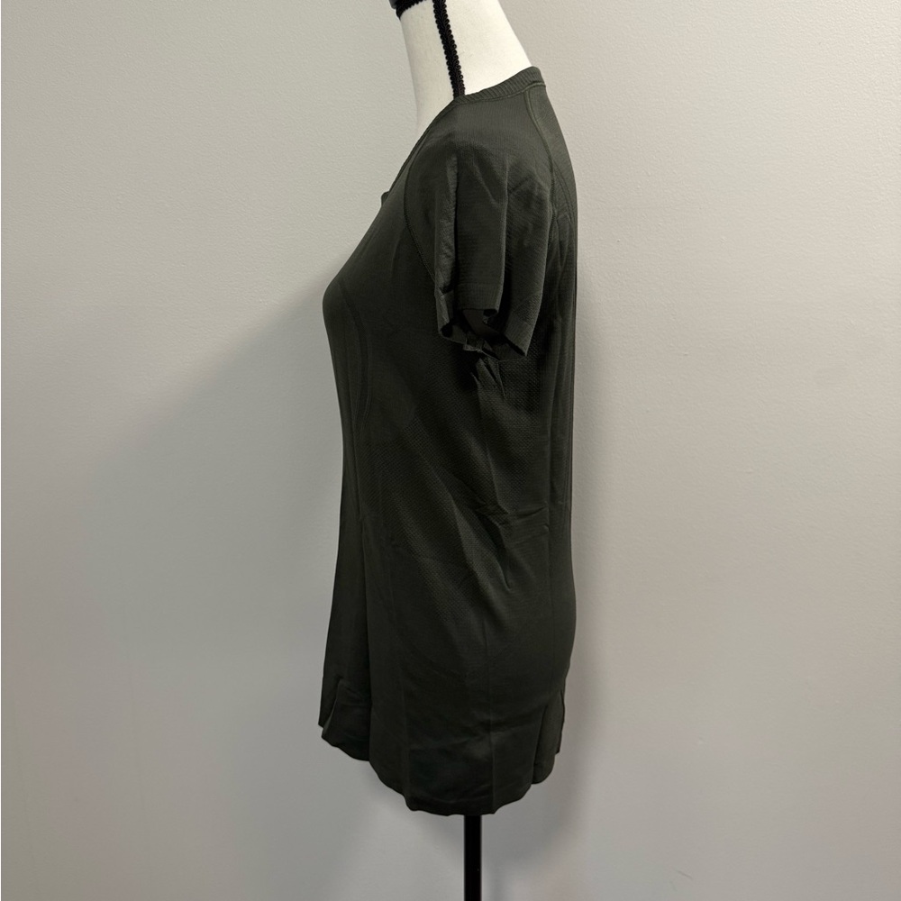 Lululemon Army Dark Green Swiftly Tech Short Sleeve Top - Picture 5 of 6